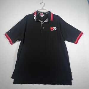 K&N Racing Polo Shirt Embroidered‎ Logo Short Sleeve Black XL
